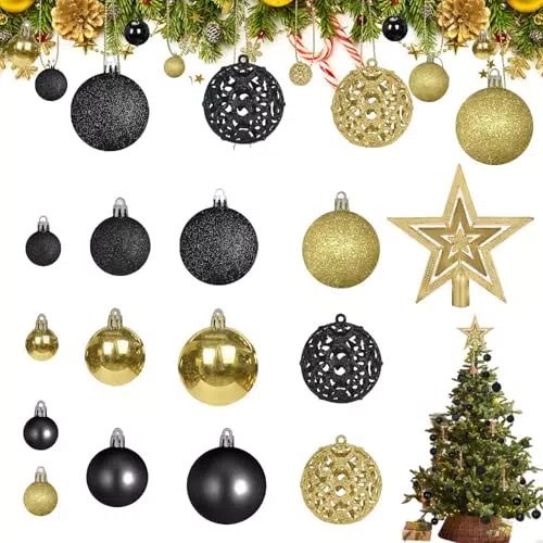 Palline di Natale Grandi per Albero - Addobbi Natalizi Riutilizzabili