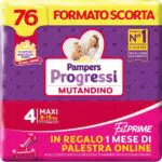 Pampers Progressi Mutandino & Fit Prime Junior, 68 Pannolini