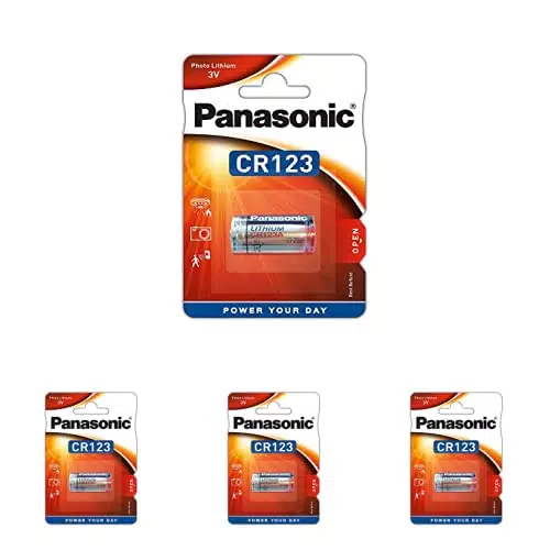 Panasonic CR123 Batteria al Litio per Dispositivi Energetici 3V