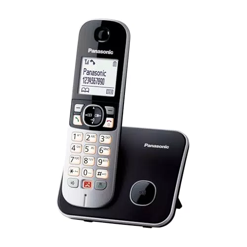 Panasonic KX-TG6851 Telefono Cordless Digitale con ID Chiamante e Blocco Chiamate