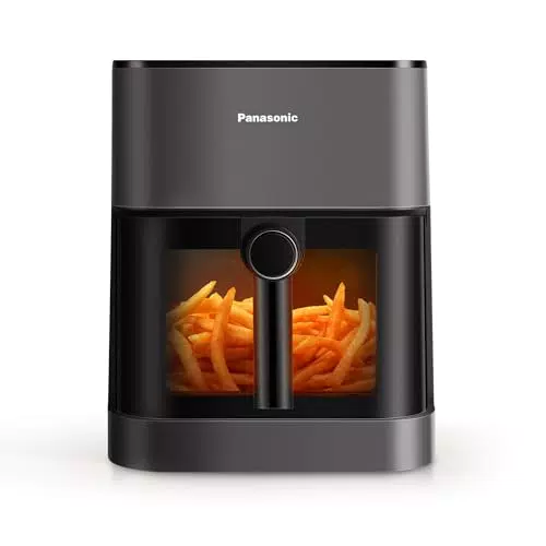 Panasonic NF-CC500SXE Friggitrice ad Aria con Finestra di Ispezione e Timer Digitale