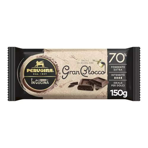 Perugina GranBlocco Cioccolato Fondente Extra 70% - Tavoletta 150g