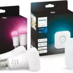 Philips Hue Starter Kit Lampadine Smart E27 Dimmerabili con Hue Bridge