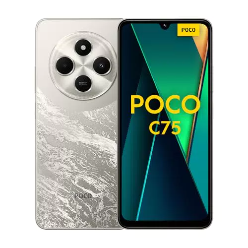 Poco C75 Smartphone Android 8GB RAM, 256GB Storage, Doppia Fotocamera 50MP