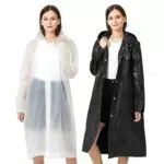 Poncho Antipioggia Impermeabile Riutilizzabile per Adulti - Cappotto da Viaggio