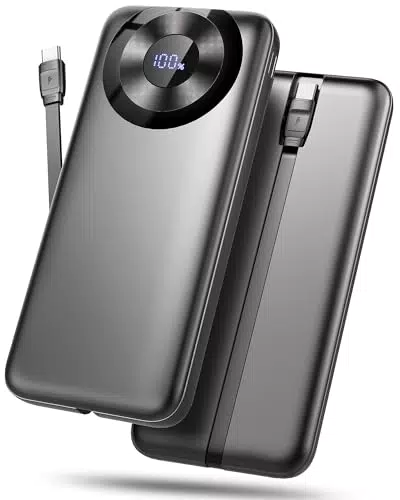 Power Bank 10000mAh Ricarica Rapida USB C - Caricatore Portatile per Smartphone e Tablet