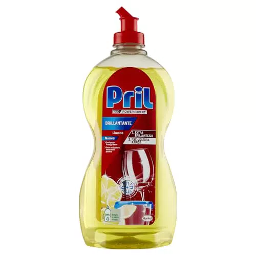 Pril Brillantante+ Brillante per Lavastoviglie, Limone & Lime