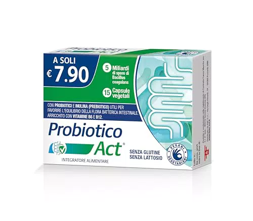 Probiotico Act - Integratore Alimentare per l'Equilibrio della Flora Intestinale