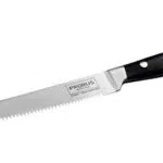 Probus Coltello da Cucina Seghettato Trinity, 24,5 cm, Lama Affilata a Mano