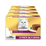 Purina Gourmet Gold Tortini Umido per Gatti con Agnello e Tacchino