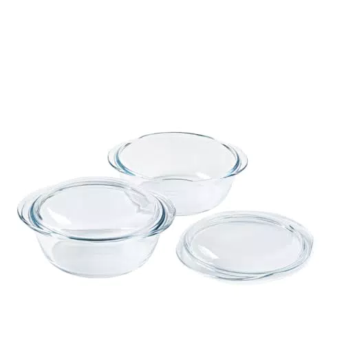 Pyrex® Casseruola in vetro borosilicato per cottura a vapore e microonde