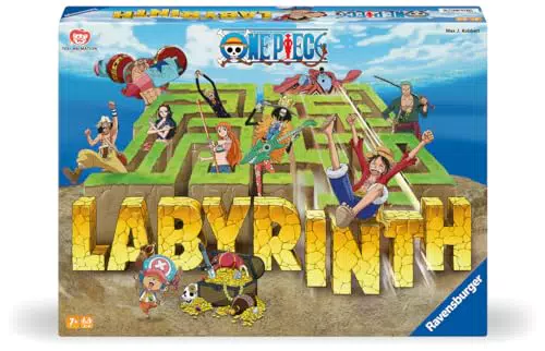 Ravensburger Labirinto One Piece - Gioco da Tavolo per Famiglie, 2-4 Giocatori