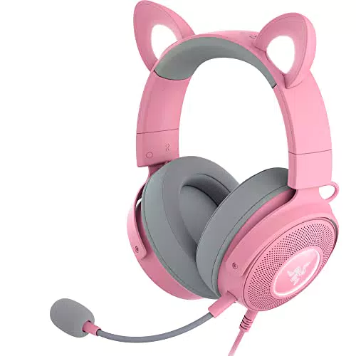 Razer Kraken Kitty V2 Pro - Cuffie RGB Cablate con Orecchie Intercambiabili