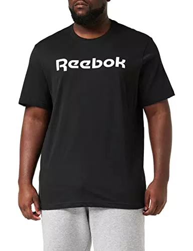 Reebok Maglietta Uomo Linear Logo - Comfort e Stile per il Tuo Look
