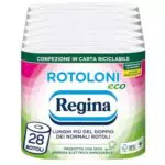 Regina Rotoloni Eco - Carta Igienica 2 Veli, Confezione Riciclabile FSC