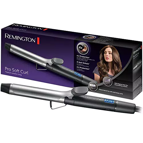 Remington CI6525 Ferro Arricciacapelli 25mm con Rivestimento Antistatico e Display LCD