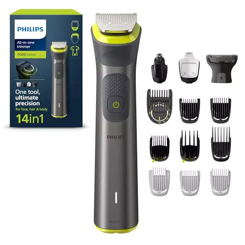 Philips Rifinitore Multigroom 14 in 1, MG7930/15, per viso, testa e corpo