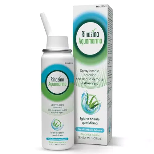 Rinazina Spray Nasale Isotonico con Aloe Vera per Bambini e Adulti