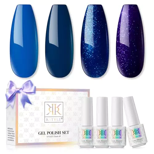 RSTYLE Smalto Semipermanente Gel UV Soak Off per Unghie