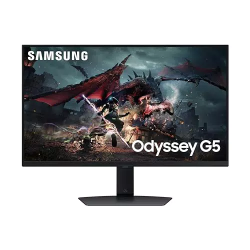 Samsung Monitor Gaming Odyssey G5 S27DG502, 27" QHD, 180Hz, FreeSync, Flicker Free