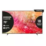 Samsung Smart TV UE75DU7170UXZT 75 Crystal 4K UHD con Bixby e Assistenti Vocali