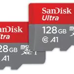 SanDisk 128GB Ultra scheda microSDXC + adattatore SD fino a 140 MB/s con prestazioni app A1 UHS-I Class 10 U1