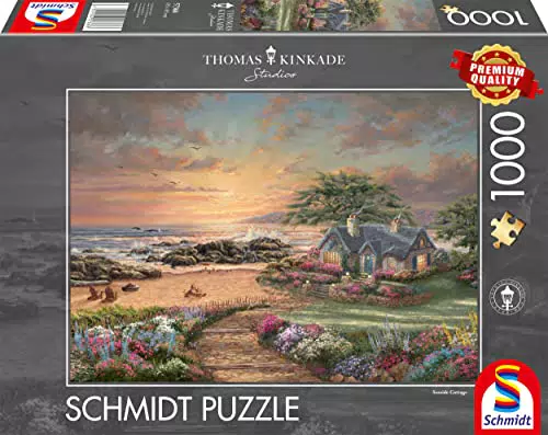 Schmidt Spiele Puzzle Thomas Kinkade Seaside Cottage 57368