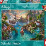Schmidt Puzzle Disney Peter Pan - Gioco per 1 giocatore, età 12+