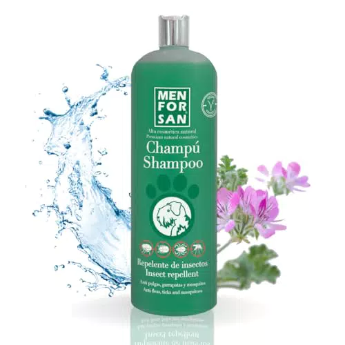 Menforsan Shampoo Repellente Insetti per Cani alla Citronella
