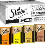 Sheba Selezione Delicata in Salsa - Cibo umido completo per gatti adulti