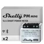 Shelly PM Mini Gen3 - Misuratore di consumo intelligente Wi-Fi e Bluetooth