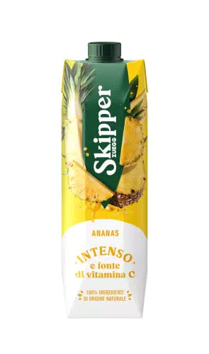 Skipper Succo Intenso all'Ananas - Bevanda Rinfrescante e Naturale
