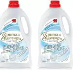 Spuma di Sciampagna Detersivo Lavatrice Liquido Bianco Puro 46 Lavaggi - 2070 Ml