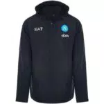 EA7 Giacca Antivento Pesante Ufficiale SSC Napoli con Cappuccio e Zip