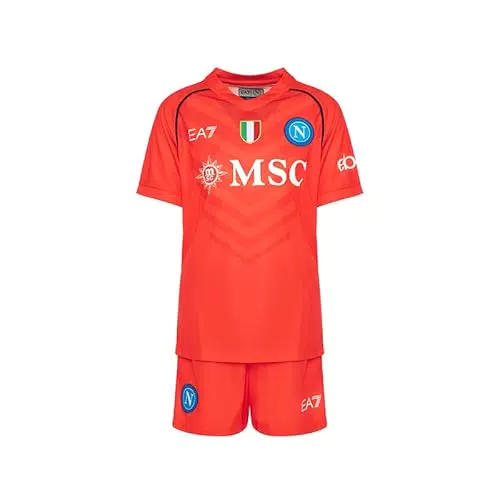 SSC Napoli Set Gara Junior Portiere Away - Prodotto Ufficiale per Bambini