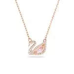 Swarovski Collana Dazzling Swan Placcata in Oro Rosa