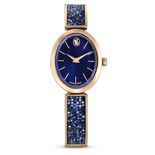 Swarovski Orologio Crystal Rock con Bracciale in Metallo e Meccanismo al Quarzo