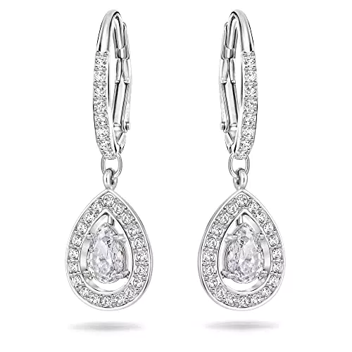 Swarovski Orecchini Pendentivi Angelic Placcati Rodio