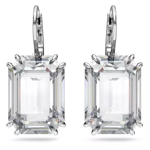 Swarovski Orecchini Pendenti Millenia in Placcato Rodio