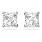 Swarovski Orecchini Stud Attract Placcatura Rodio - Eleganza e Stile