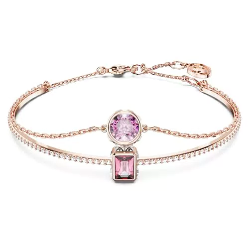 Swarovski Stilla Bracciale Rigido con Cristalli e Zirconia a Taglio Misto