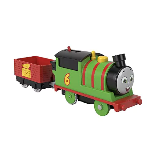 Thomas & Friends - Locomotiva Motorizzata Percy, Giocattolo per Bambini 3+ Anni