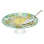Thun Alzata per torta in porcellana modello Florianne primavera