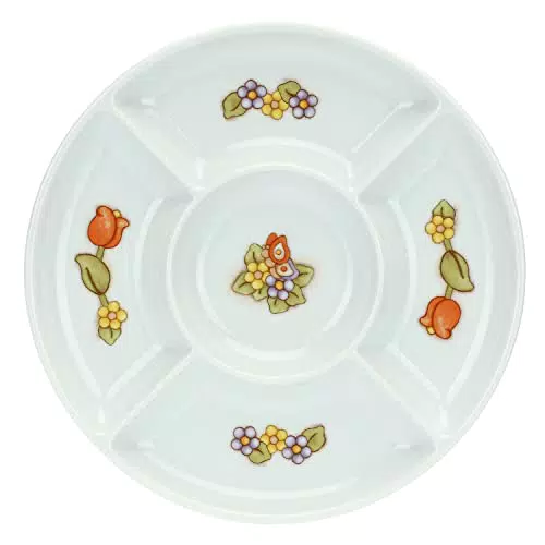 THUN Antipastiera con Tulipani e Fiori Country - Eleganza per la tua tavola