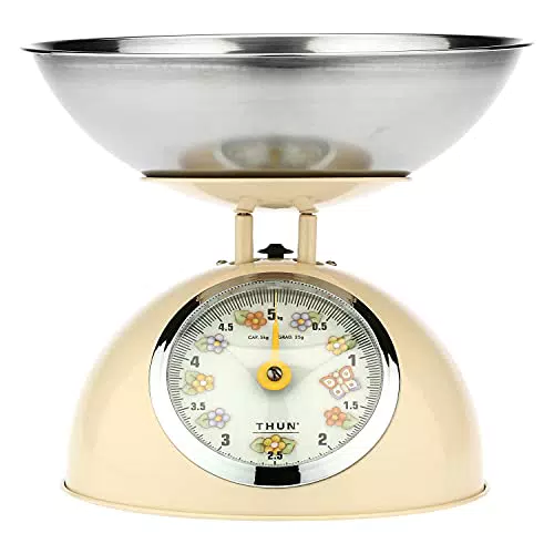 THUN Bilancia da Cucina in Acciaio Inossidabile - Idea Regalo Linea Country