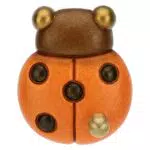 THUN Gancio Porta Strofinaccio Singolo a Forma di Coccinella