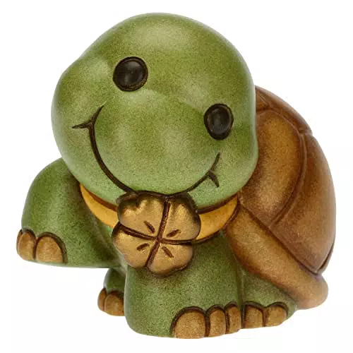 THUN Mini Animale Tartaruga - Decorazione in Ceramica Artigianale