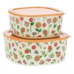 THUN Set Contenitori per Cucina - Idea Regalo - Linea Country in Melammina