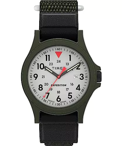 Timex Orologio Analogico al Quarzo Uomo con Cinturino in Tessuto TW4B293009J