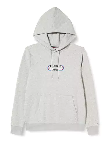 Tommy Hilfiger Felpa Uomo Track Graphic Hoody con Cappuccio